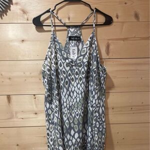 Fab’rik strappy racer back mini dress NWT